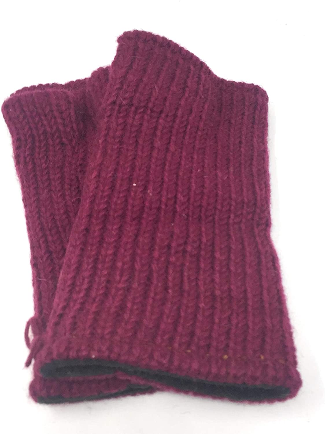Wollsulpen Damen gestrickte aus Nepal - Fleece-Innenfutter FAIRTRADE