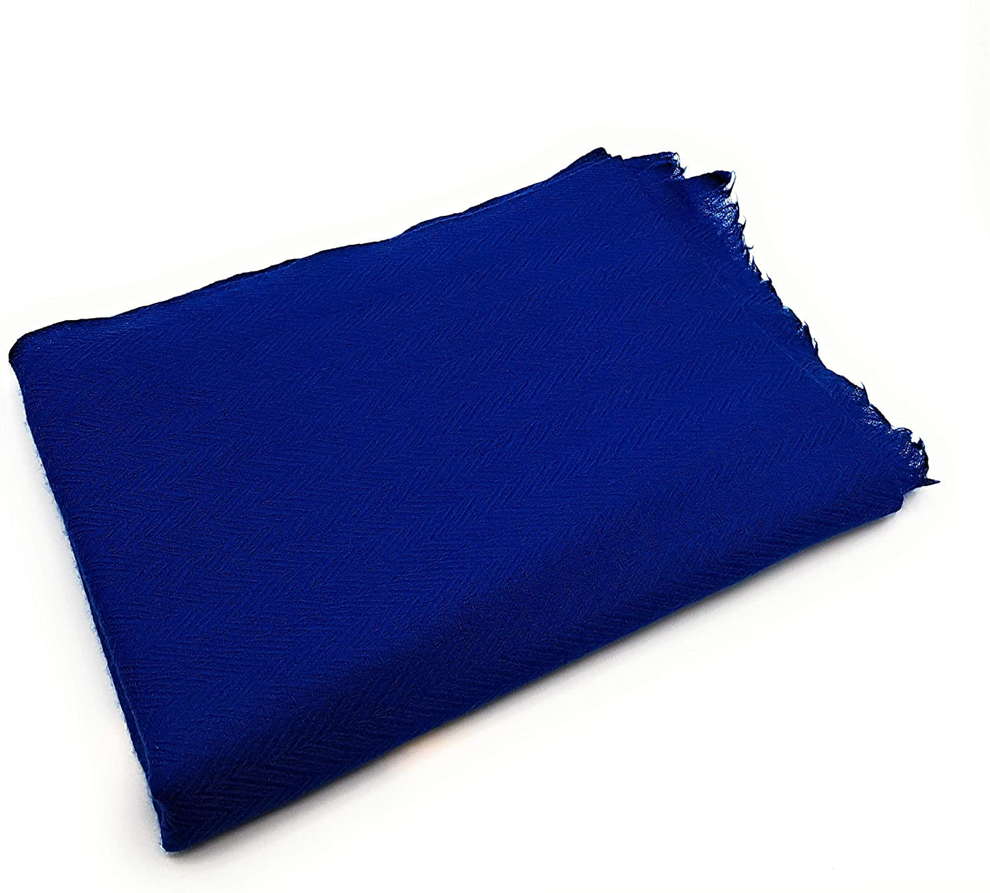 Luxus Wollschal für Mann/Frau Schal 100% Wolle gewebt elegant UNI Farbe Zig Zag