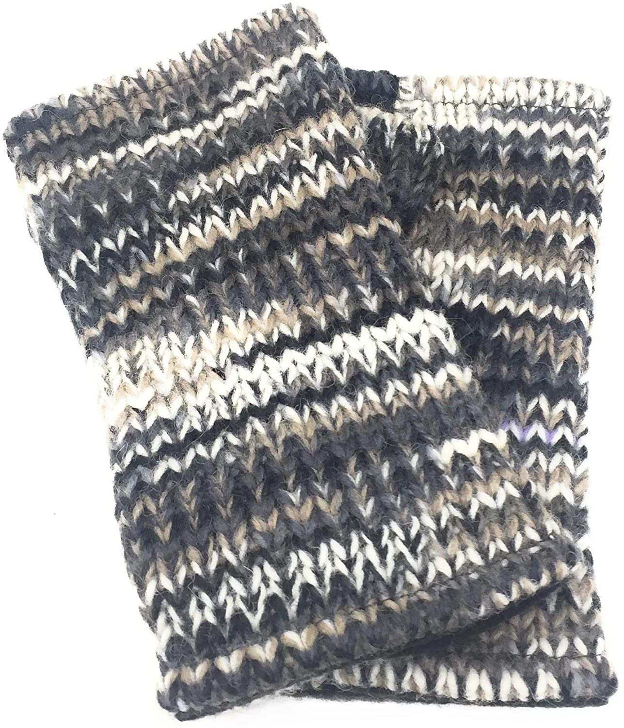 Wollsulpen Damen gestrickte aus Nepal - Fleece-Innenfutter FAIRTRADE