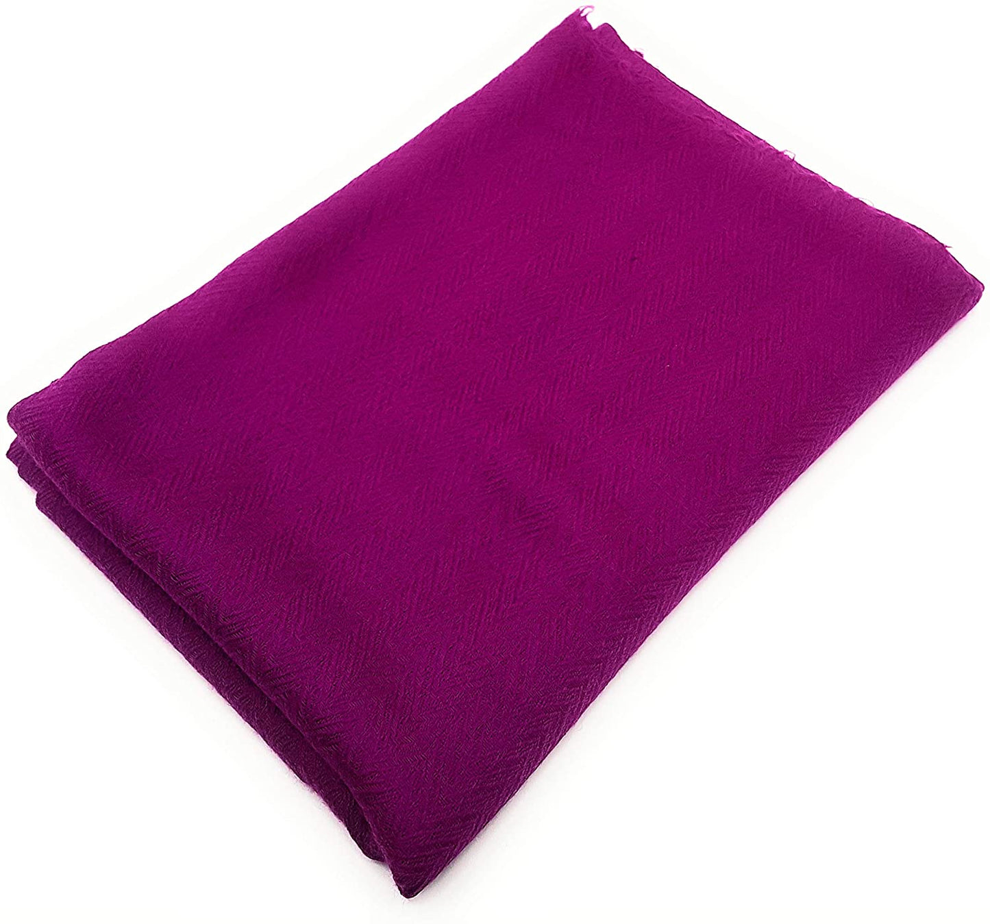 Luxus Wollschal für Mann/Frau Schal 100% Wolle gewebt elegant UNI Farbe Zig Zag