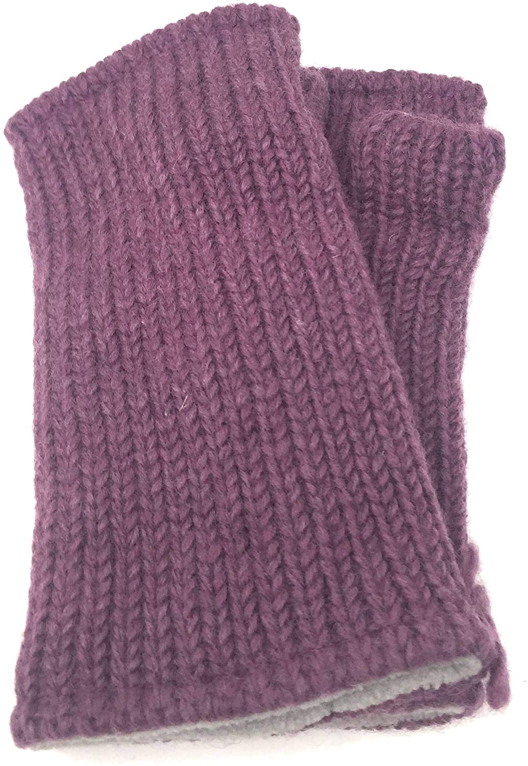 Wollsulpen Damen gestrickte aus Nepal - Fleece-Innenfutter FAIRTRADE