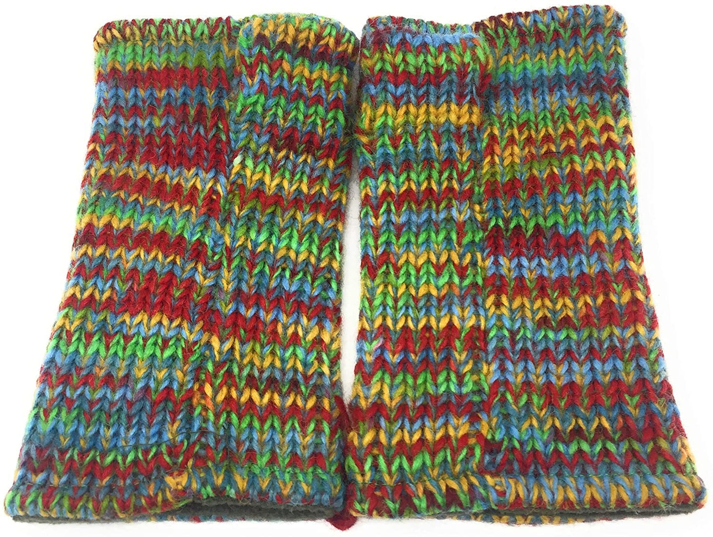 Wollsulpen Damen gestrickte aus Nepal - Fleece-Innenfutter FAIRTRADE
