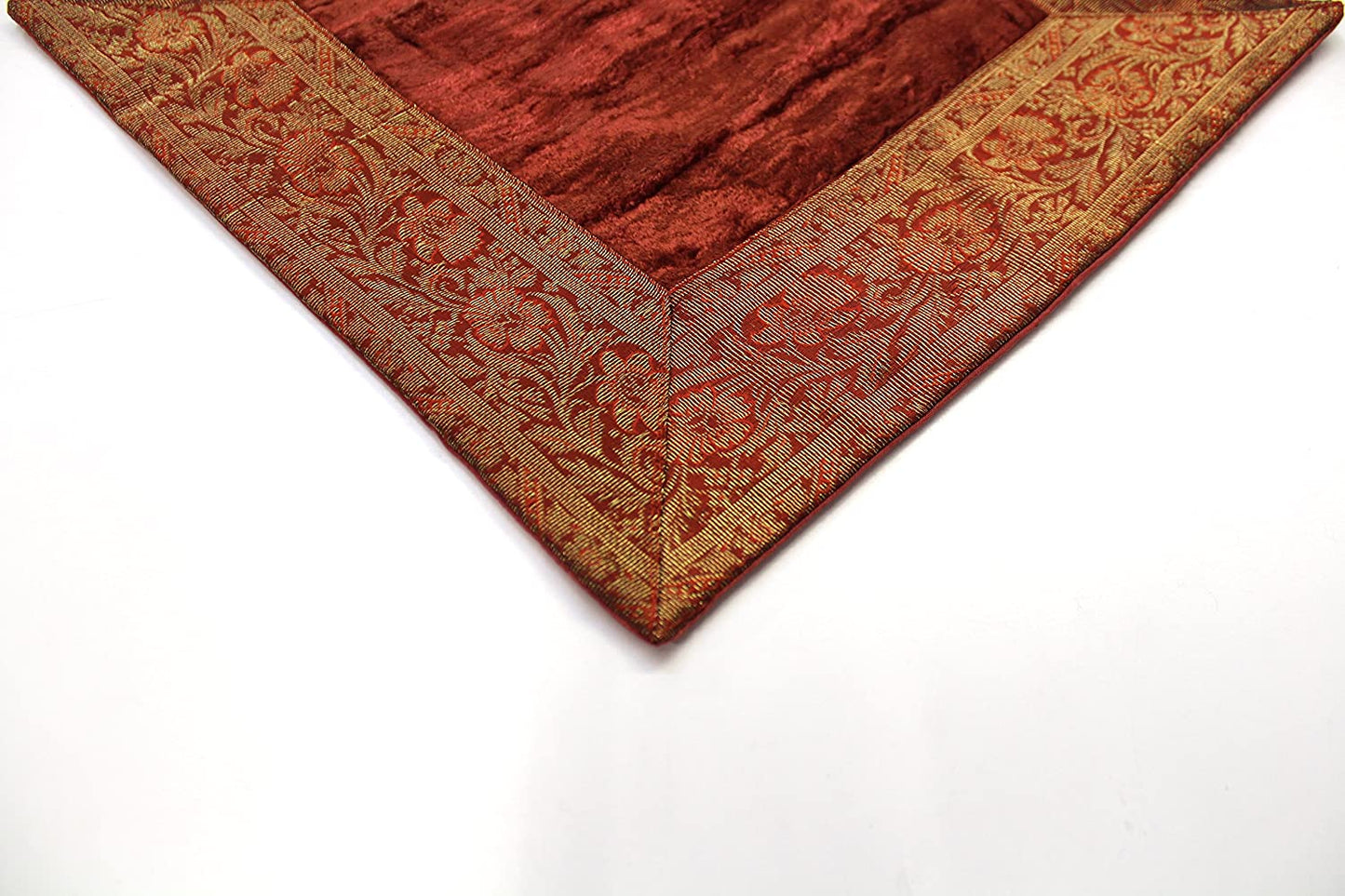 Indische Kissen 80 x 80 cm Kissenhülle Kissenbezug Orientalischer Bezug Indien