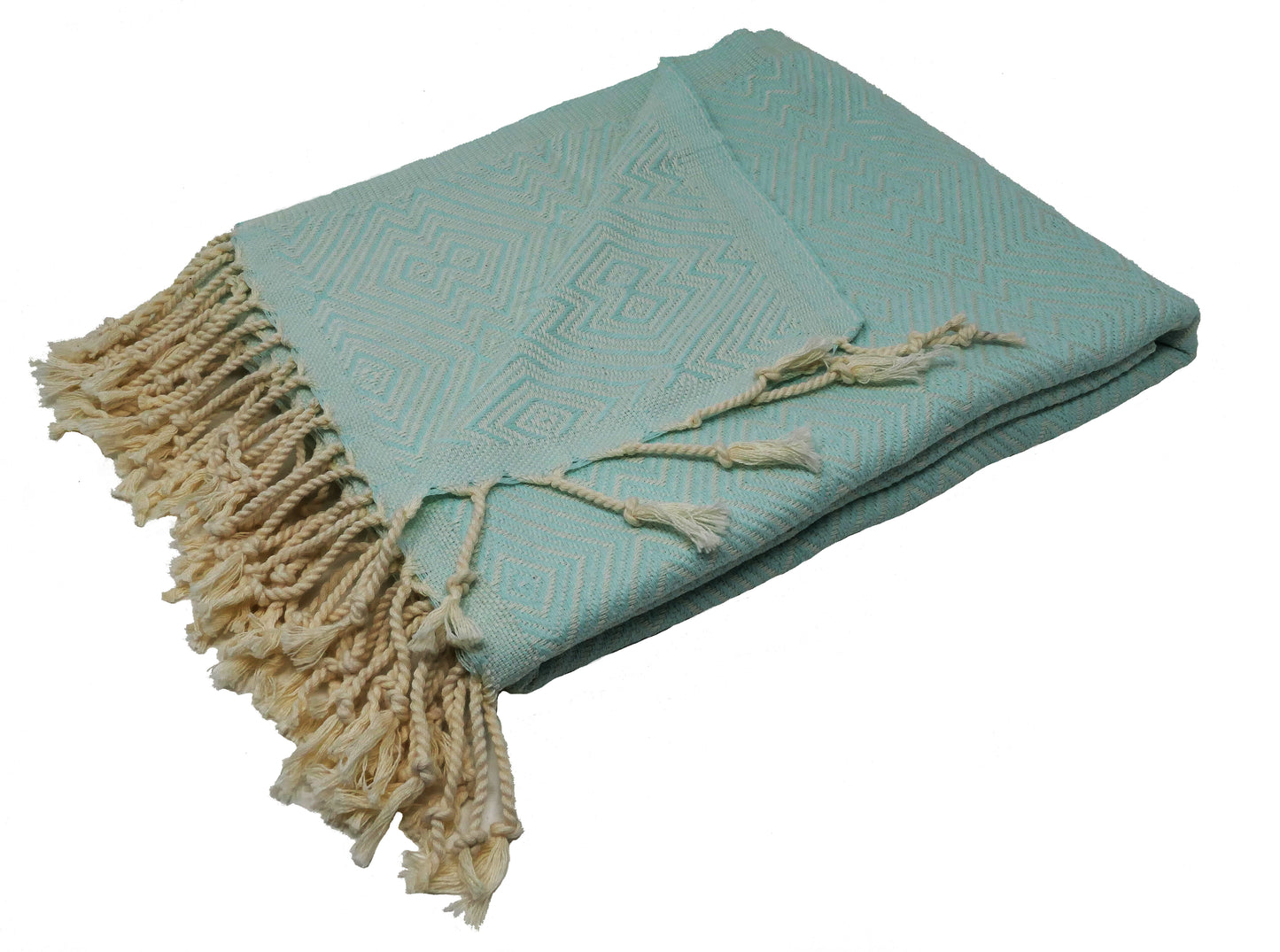 Diamond Hamamtuch Saunatuch Pestemal Fouta Strandtuch Badetuch Handtuch Baumwolle Backpacker 100x180 cm