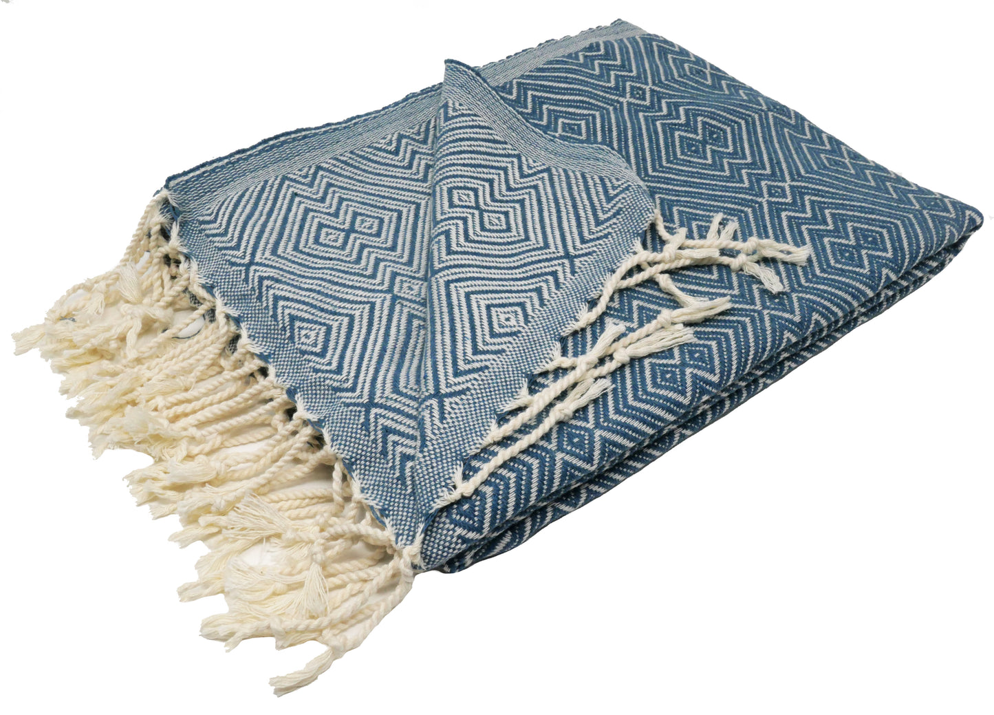 Diamond Hamamtuch Saunatuch Pestemal Fouta Strandtuch Badetuch Handtuch Baumwolle Backpacker 100x180 cm