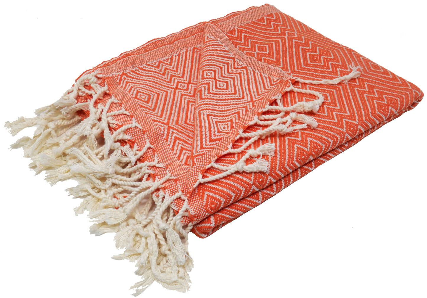 Diamond Hamamtuch Saunatuch Pestemal Fouta Strandtuch Badetuch Handtuch Baumwolle Backpacker 100x180 cm