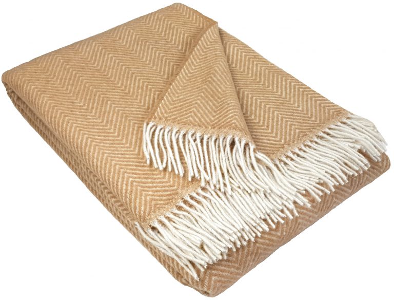 Wohndecke Wolldecke Zig Zag 140 x 200 cm Decke Tagesdecke Kuscheldecke Plaid