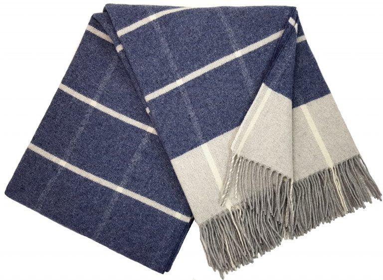 Wolldecke 140 x 200 cm einfarbig Decke Tagesdecke Kuscheldecke Plaid 90% Merinowolle, 10% Kaschmir