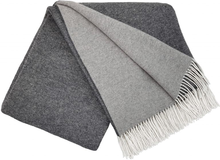 Wolldecke 140 x 200 cm einfarbig Decke Tagesdecke Kuscheldecke Plaid 90% Merinowolle, 10% Kaschmir