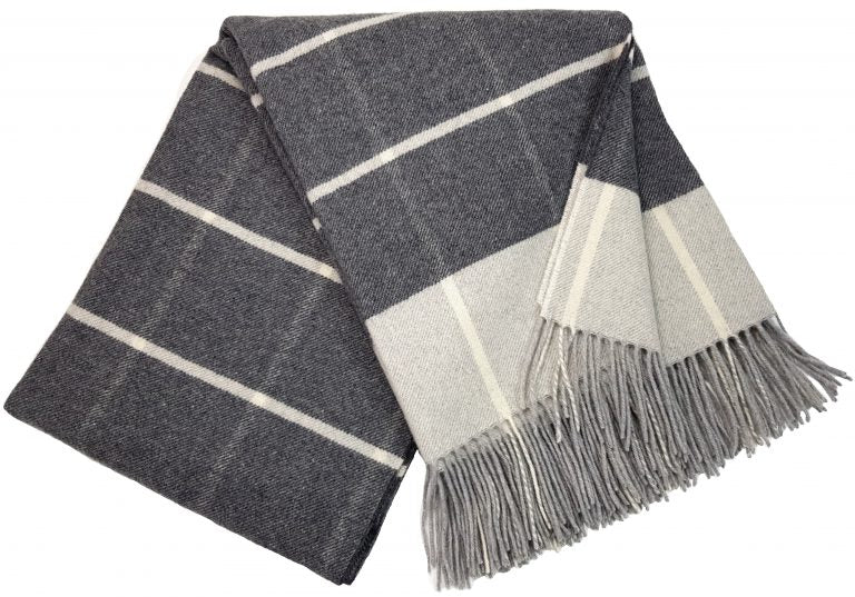 Wolldecke 140 x 200 cm einfarbig Decke Tagesdecke Kuscheldecke Plaid 90% Merinowolle, 10% Kaschmir