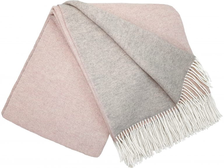 Wolldecke 140 x 200 cm einfarbig Decke Tagesdecke Kuscheldecke Plaid 90% Merinowolle, 10% Kaschmir