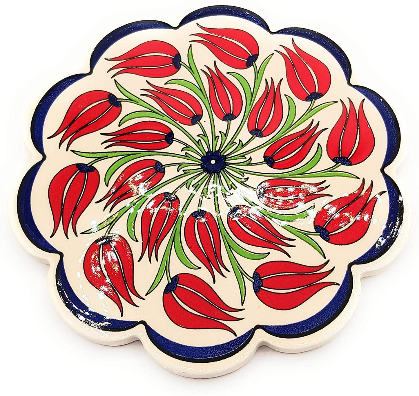 Flairs Keramik Untersetzer für Glas Tassen Türkei Dekoration - 20 Verschiedene Muster