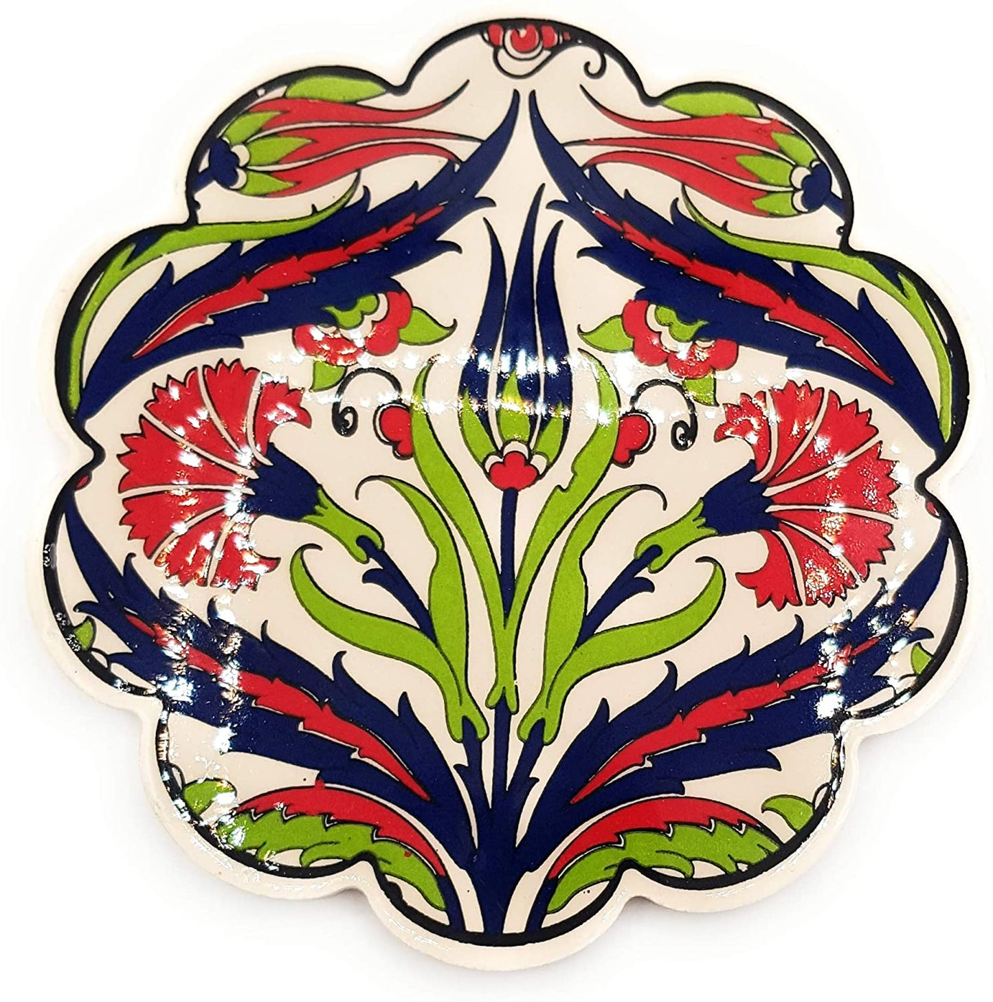 Flairs Keramik Untersetzer für Glas Tassen Türkei Dekoration - 20 Verschiedene Muster