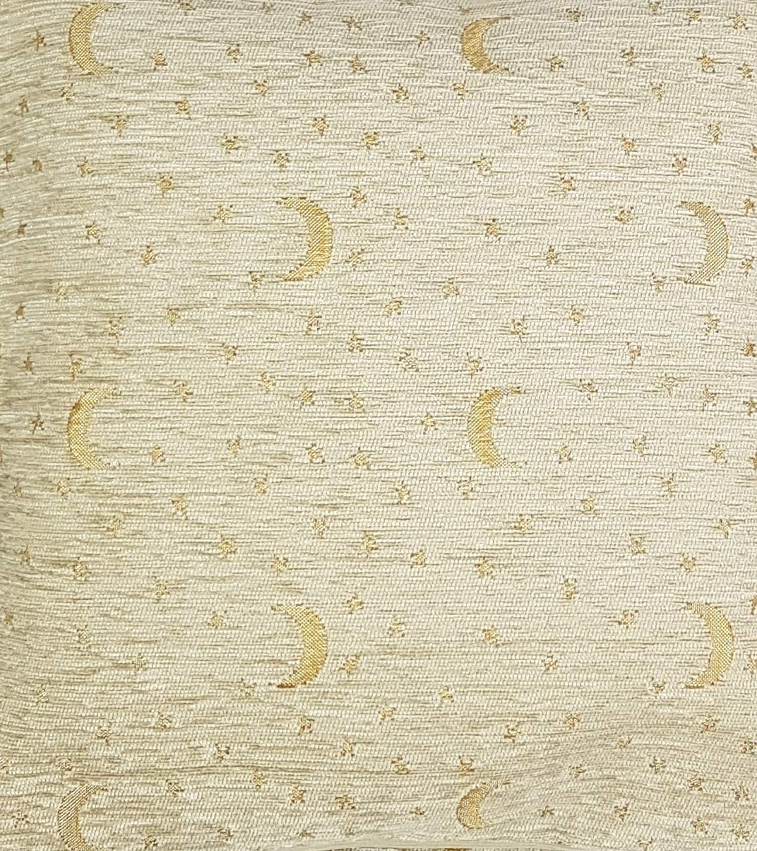 Orientalischer Kissenbezug 80x80 cm Kissen Kissenhülle Kissenbezug Bezug Cusion Viele Varianten (Mond-Sterne-Hellgrau)