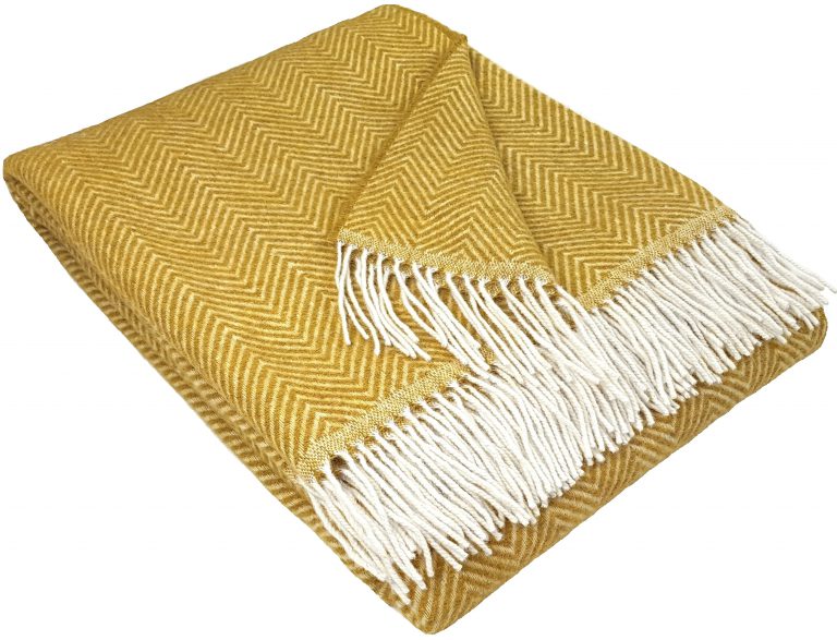 Wohndecke Wolldecke Zig Zag 140 x 200 cm Decke Tagesdecke Kuscheldecke Plaid