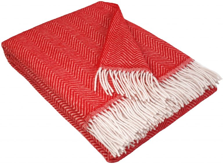Wohndecke Wolldecke Zig Zag 140 x 200 cm Decke Tagesdecke Kuscheldecke Plaid